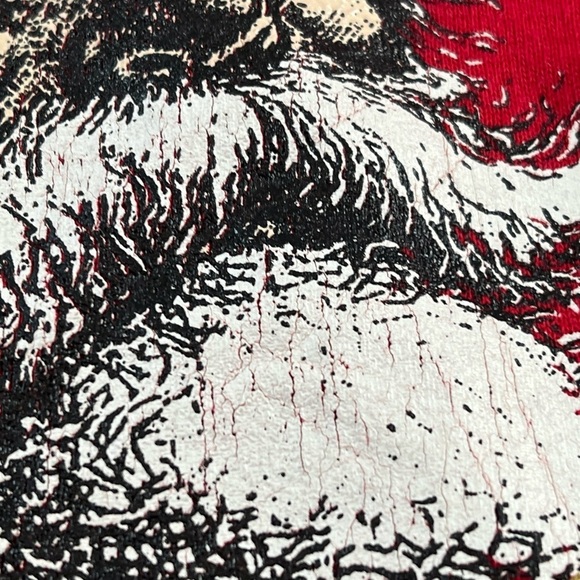 Vintage 1990s Santa Claus Christmas Classique Ugly Sweater Party Sweatshirt - Picture 3 of 6